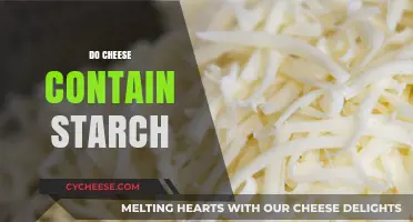 Does Cheese Contain Starch? Unraveling the Nutritional Mystery