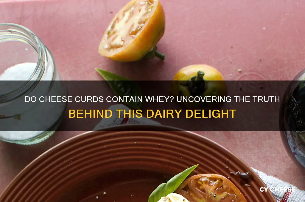 do cheese curds contain whey