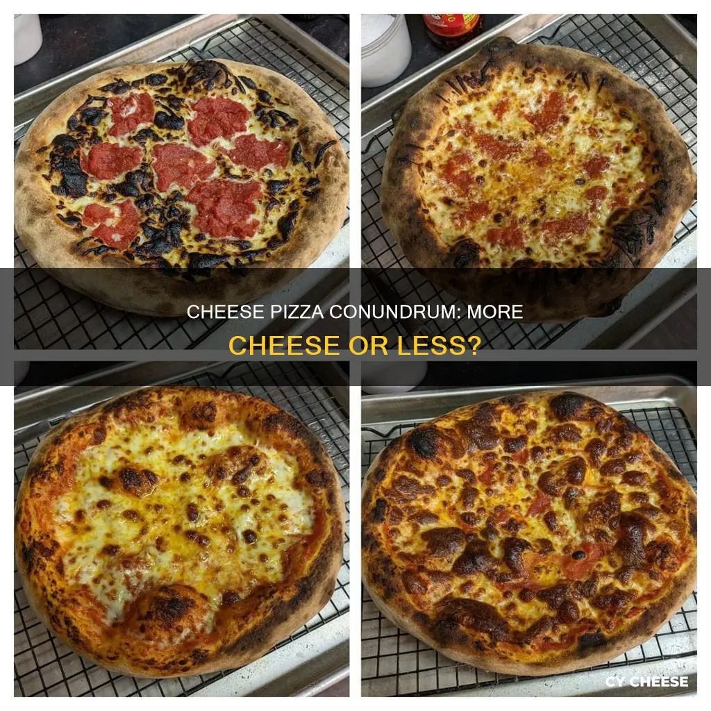 do cheese pizzas have more cheese