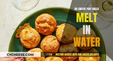 Cheese Puff Balls: Water-Induced Melting?