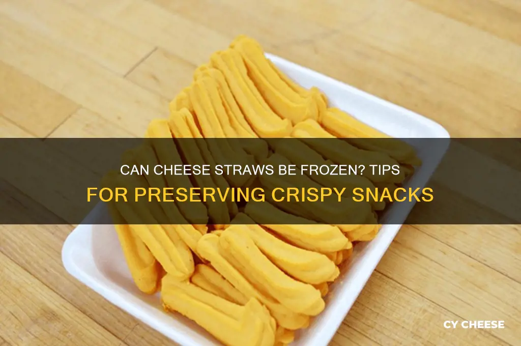 do cheese straws freeze well