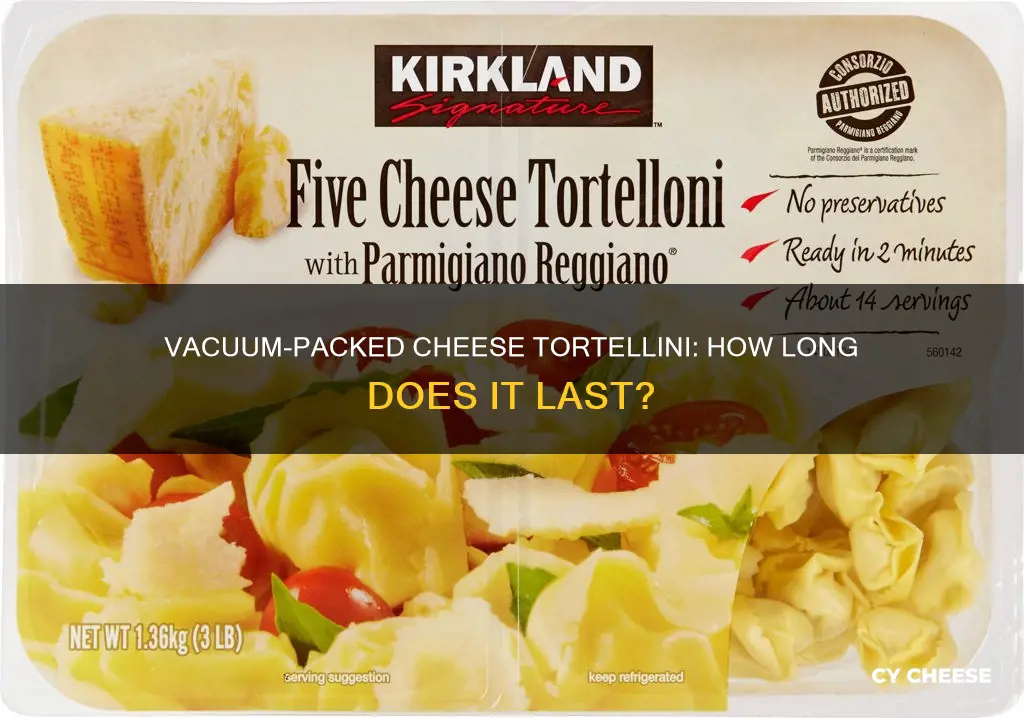 do cheese tortellini vacum packed go bad