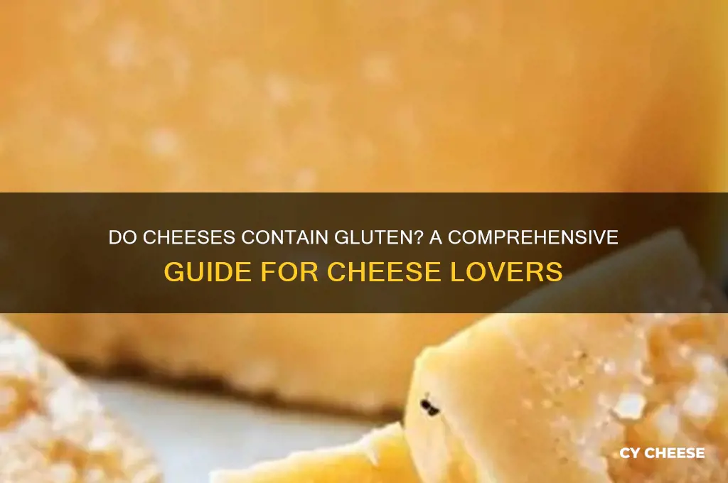 do cheeses contain glutin