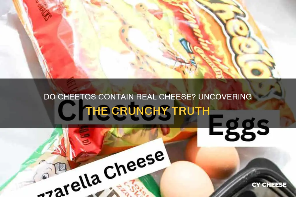 do cheetos contain real cheese