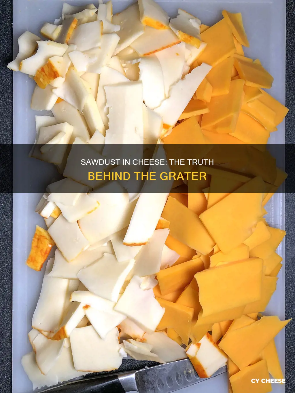 do companies really put sawdust in cheese