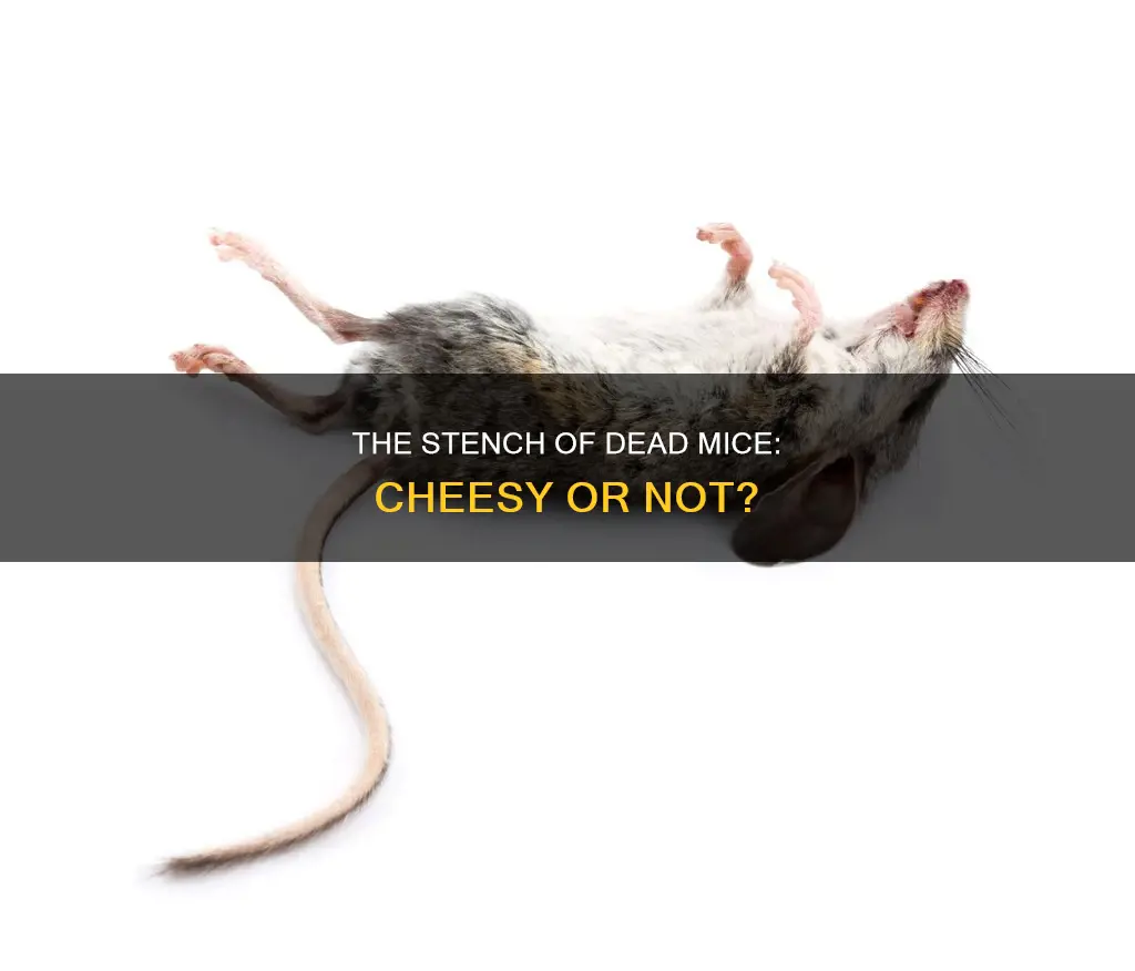do dead mice smell like cheese