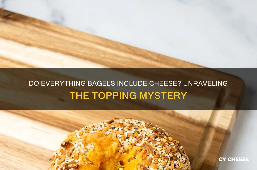 do everything bagels have cheese