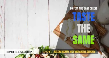 Feta and Goat Cheese: Similar or Distinct Flavors?