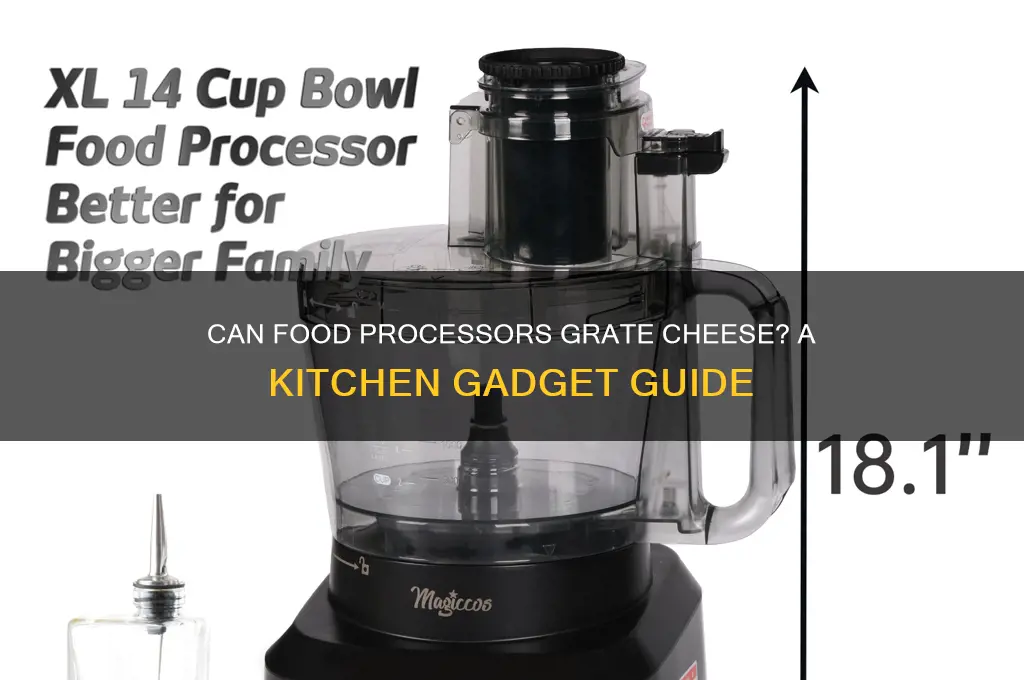 do food processors grate cheese