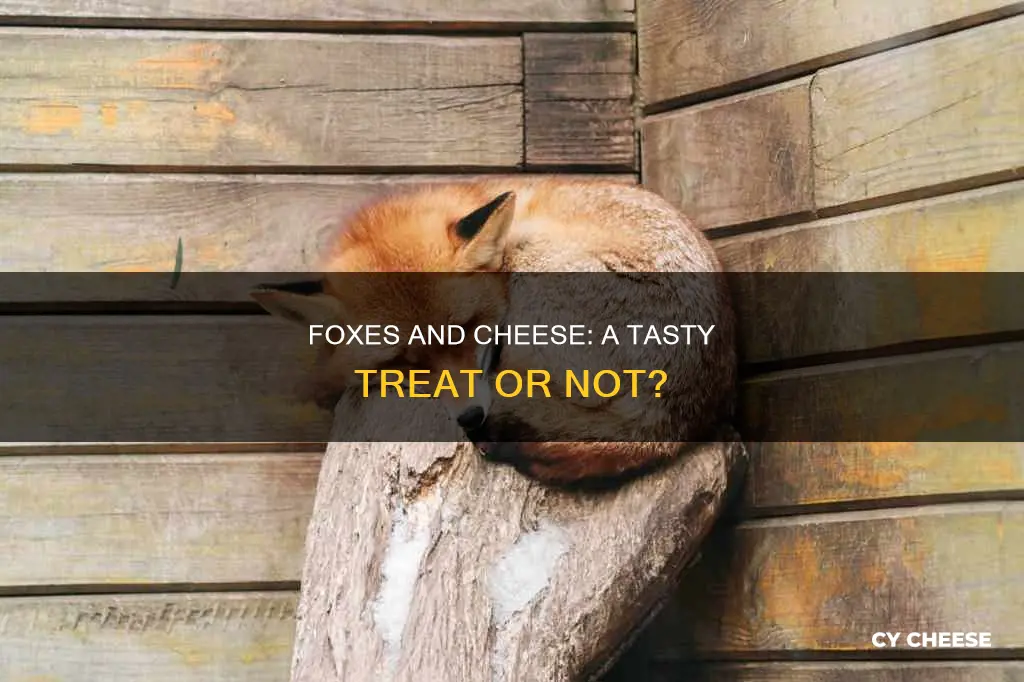 do foxes like cheese