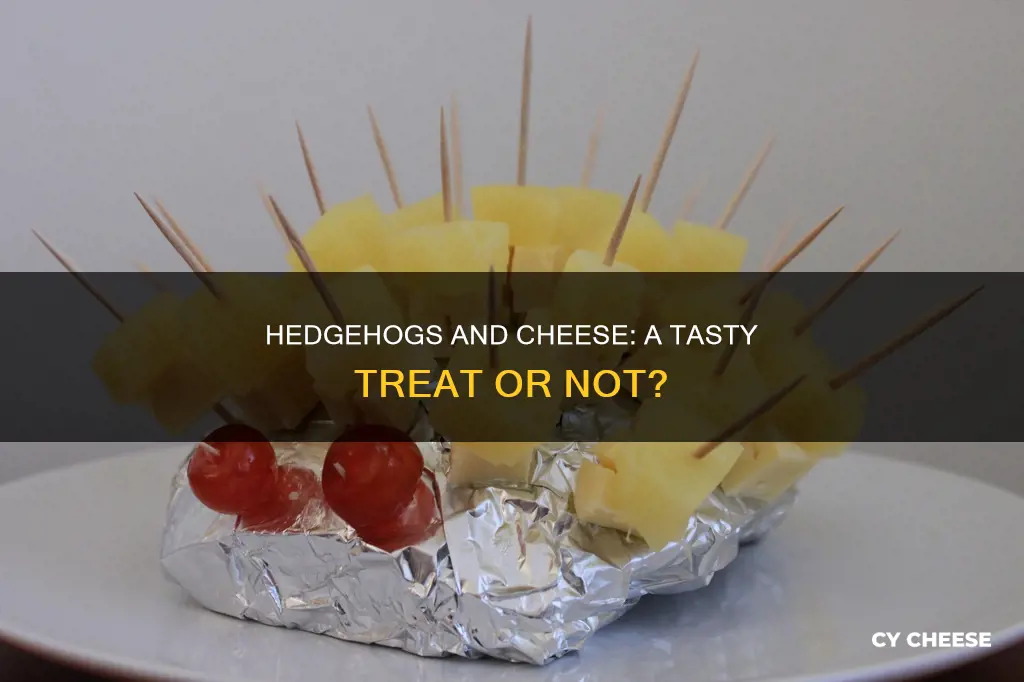 do hedgehogs like cheese