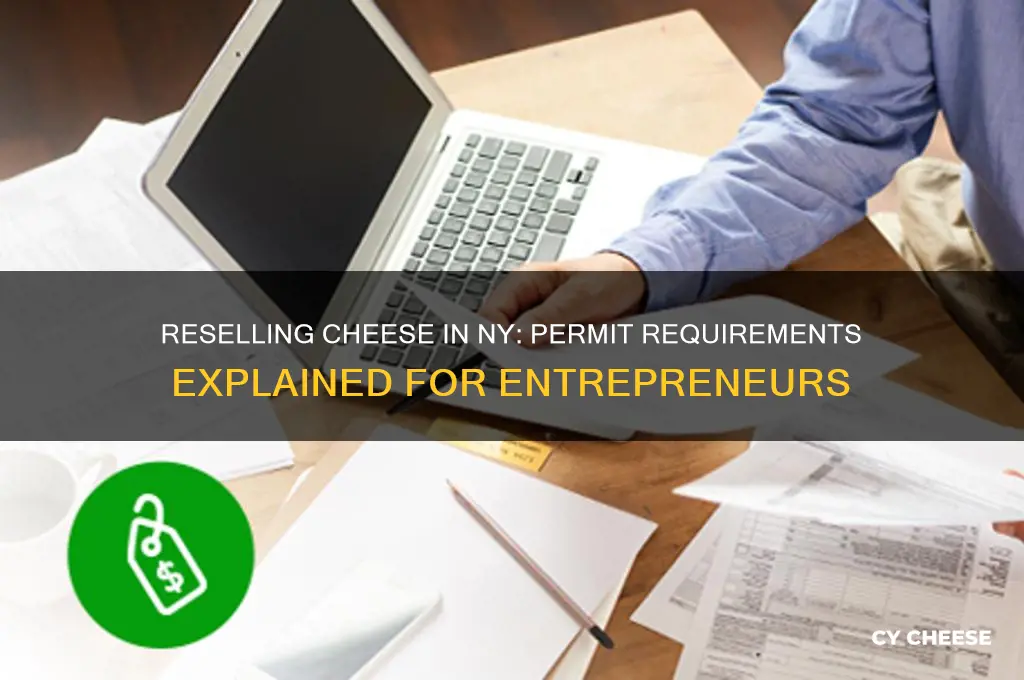 do i need a permit to resell cheese ny