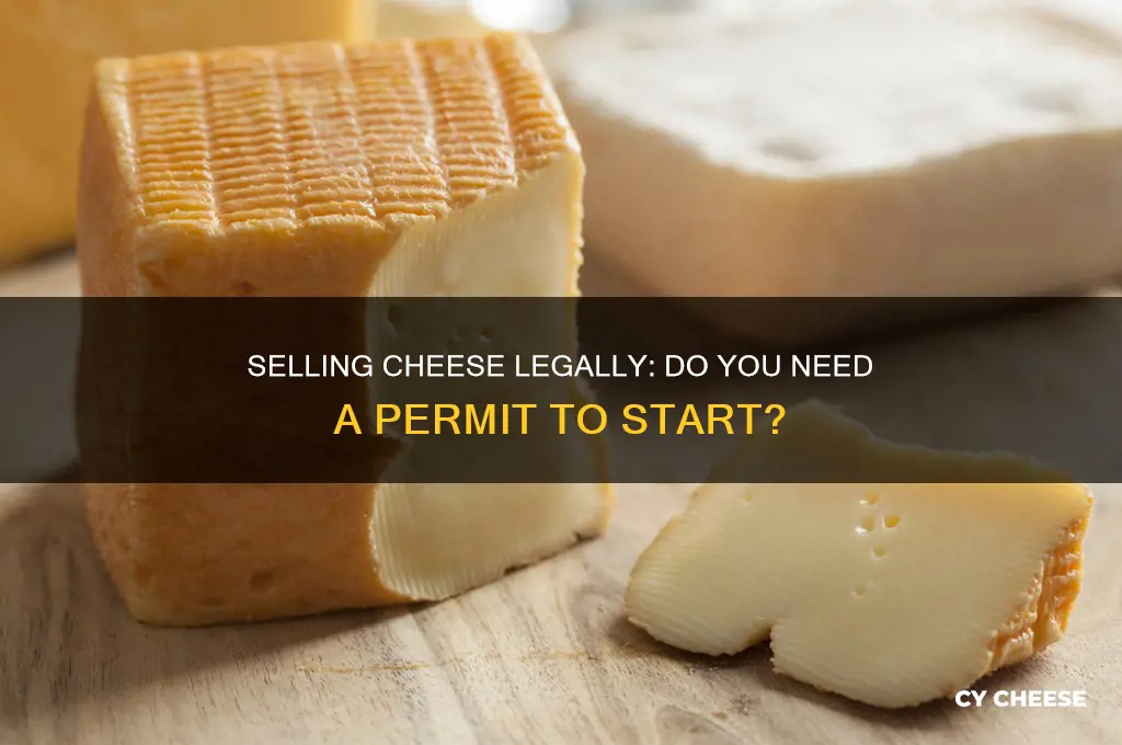 do i need a permit to sell cheese