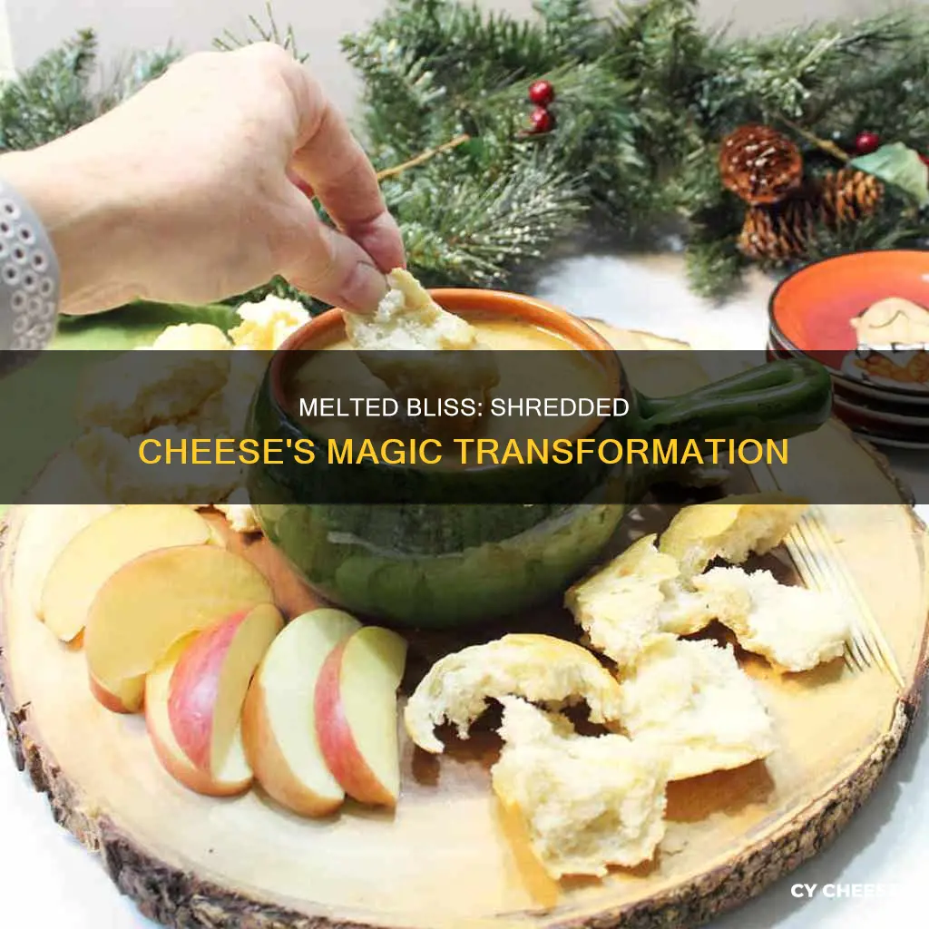 do i need to melt shredded cheese