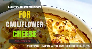 Cauliflower Preparation for the Perfect Cheese Dish