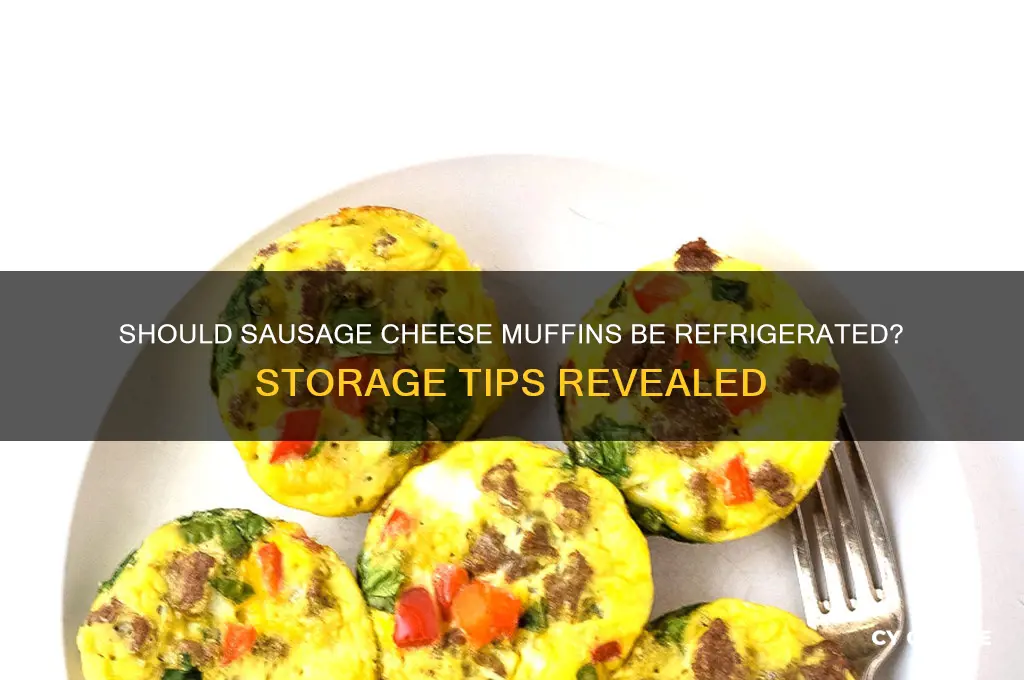do i need to refrigerate sausage cheese muffins