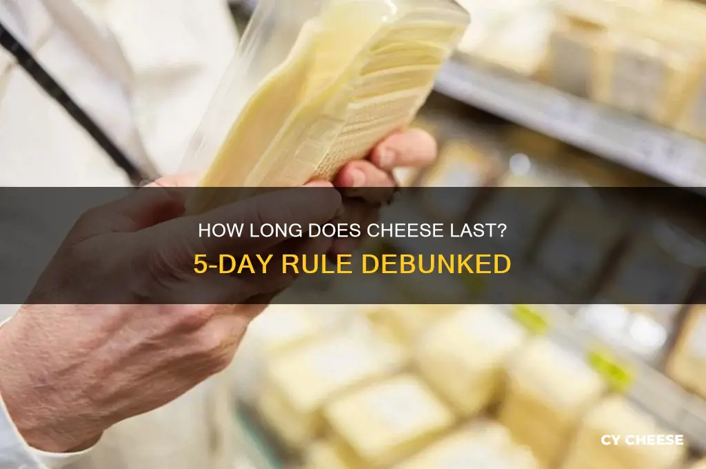 do i need to throw cheese away after 5 days