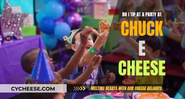 Tipping Etiquette at Chuck E. Cheese Parties