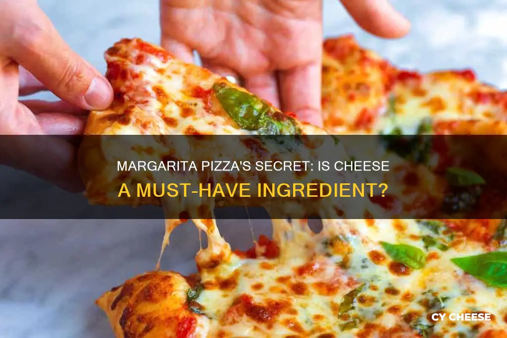 do margaritah style pizzas have cheese