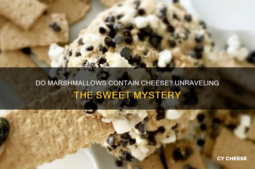 do marshmallows contain cheese