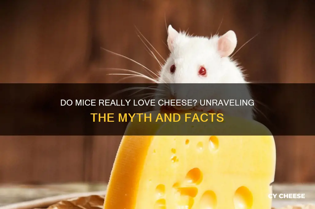 do mice actually love cheese