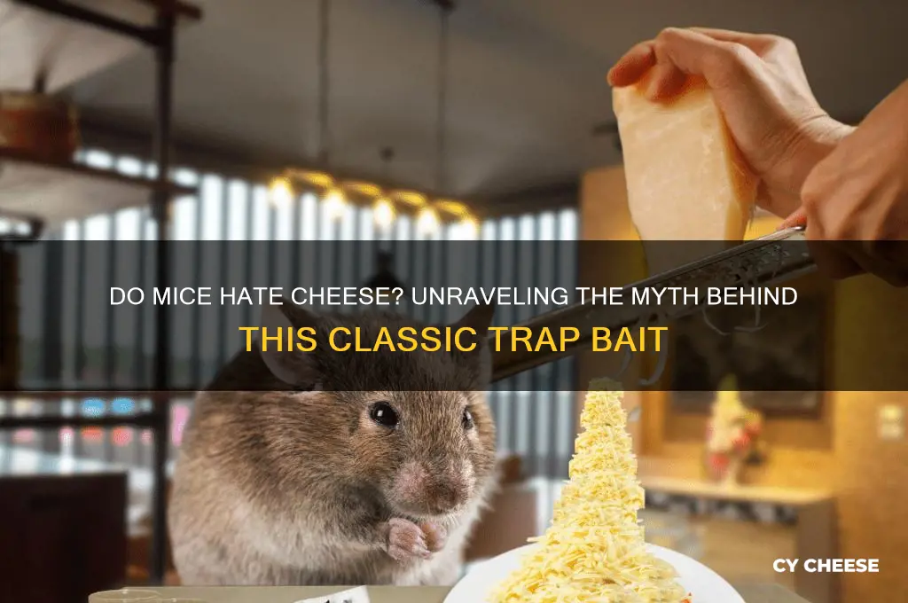 do mice hate cheese