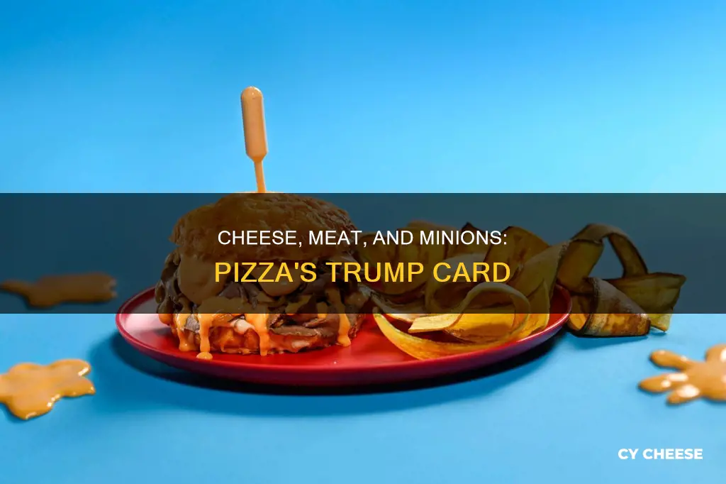 do minios cheese burger pizza trump