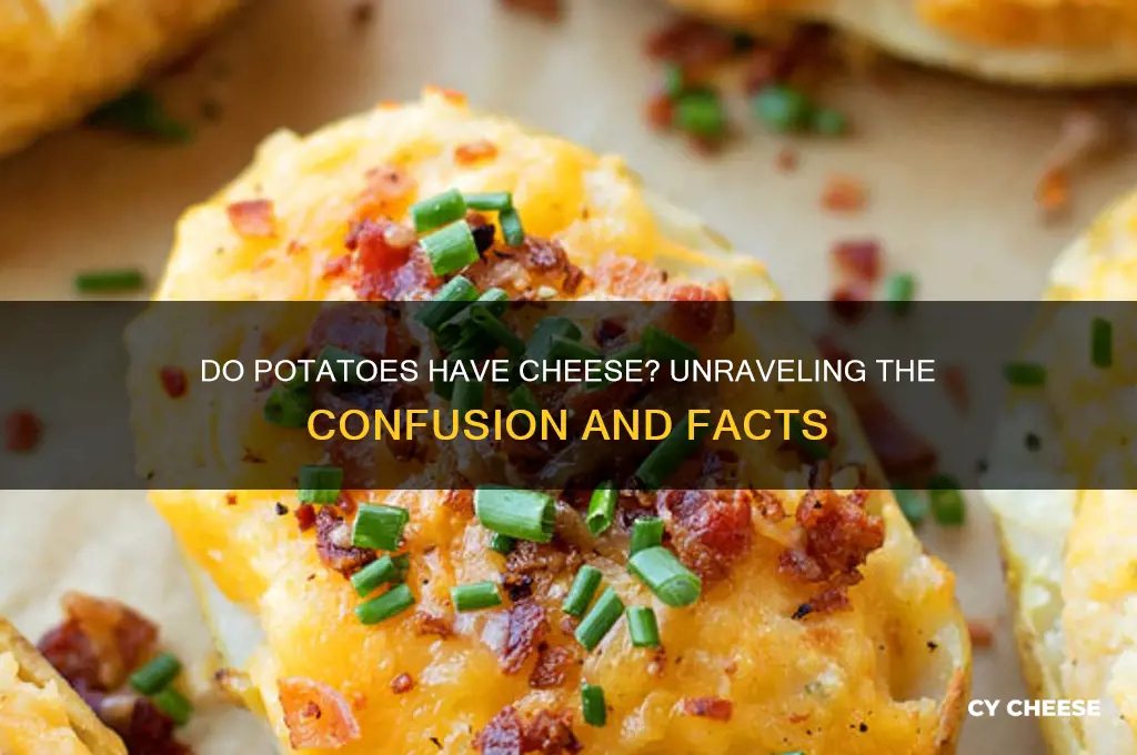 do potatoes have cheese