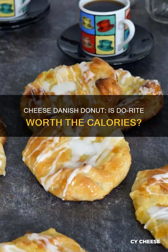 do rite cheese danish donut calories