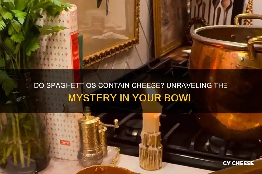 do spaghettios have cheese