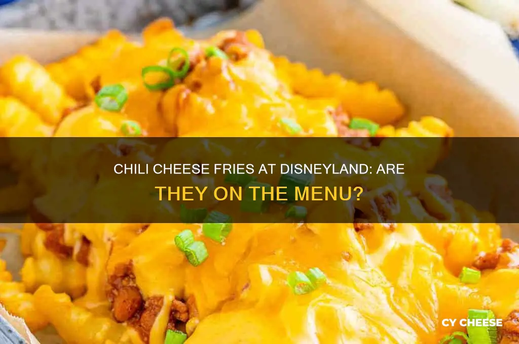 do they have chili cheese fries at disneyland