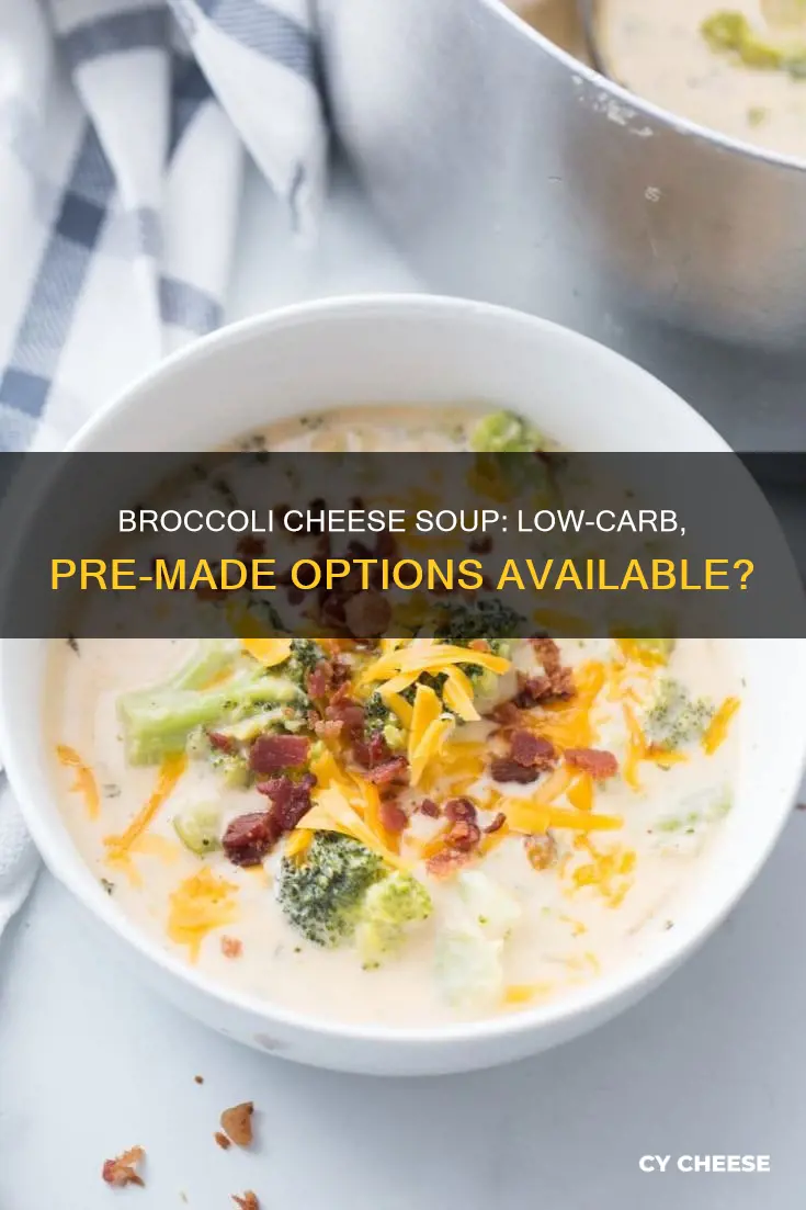 do they sell pre made low carb broccoli cheese soup