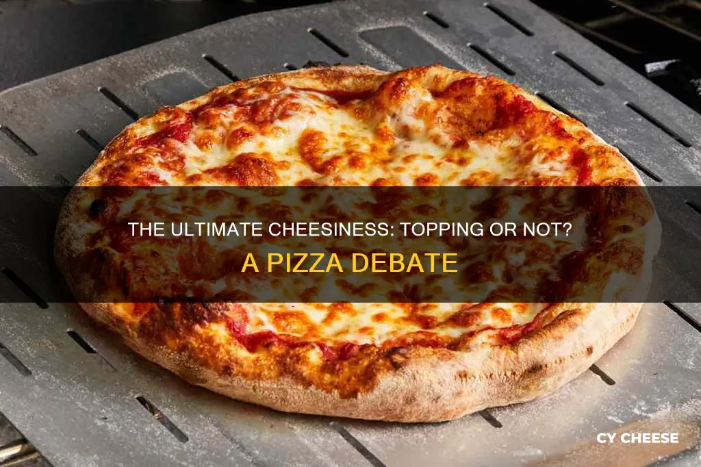 do you add cheese topping on cheese pizza