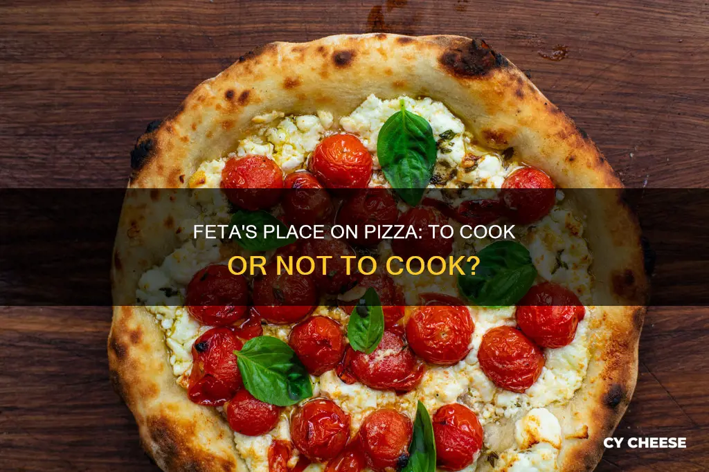 do you cook feta cheese on pizza