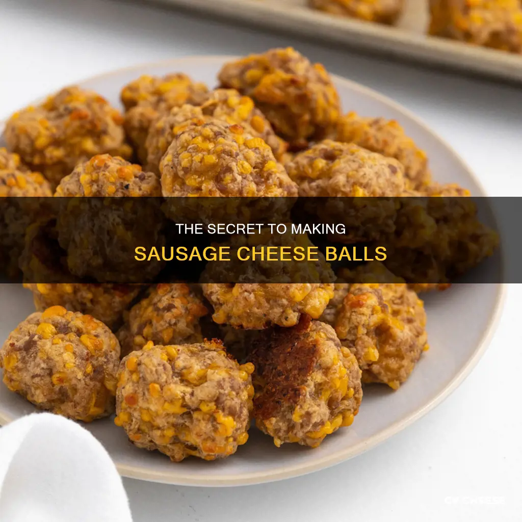 do you cook the sausage first for sausage cheese balls