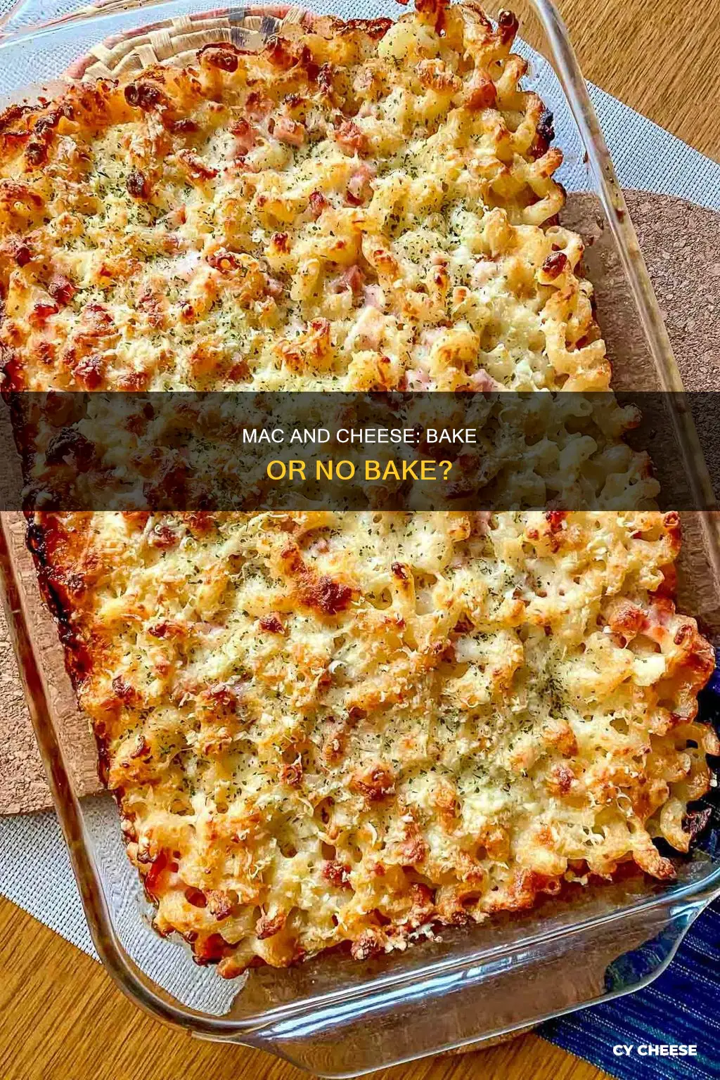 do you cover macaroni and cheese in the oven