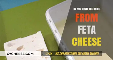 Feta Cheese: Drain or Retain the Brine?