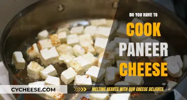 Cooking Paneer Cheese: Is it Necessary?