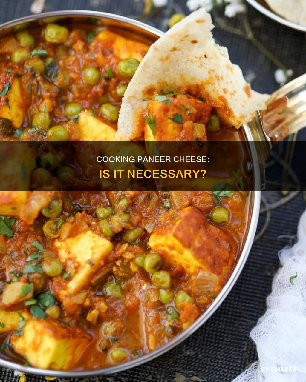 do you have to cook paneer cheese