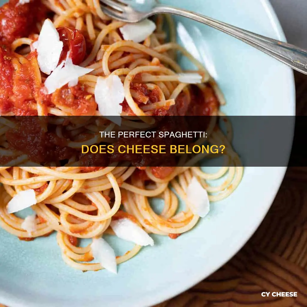 do you have to put cheese in spaghetti
