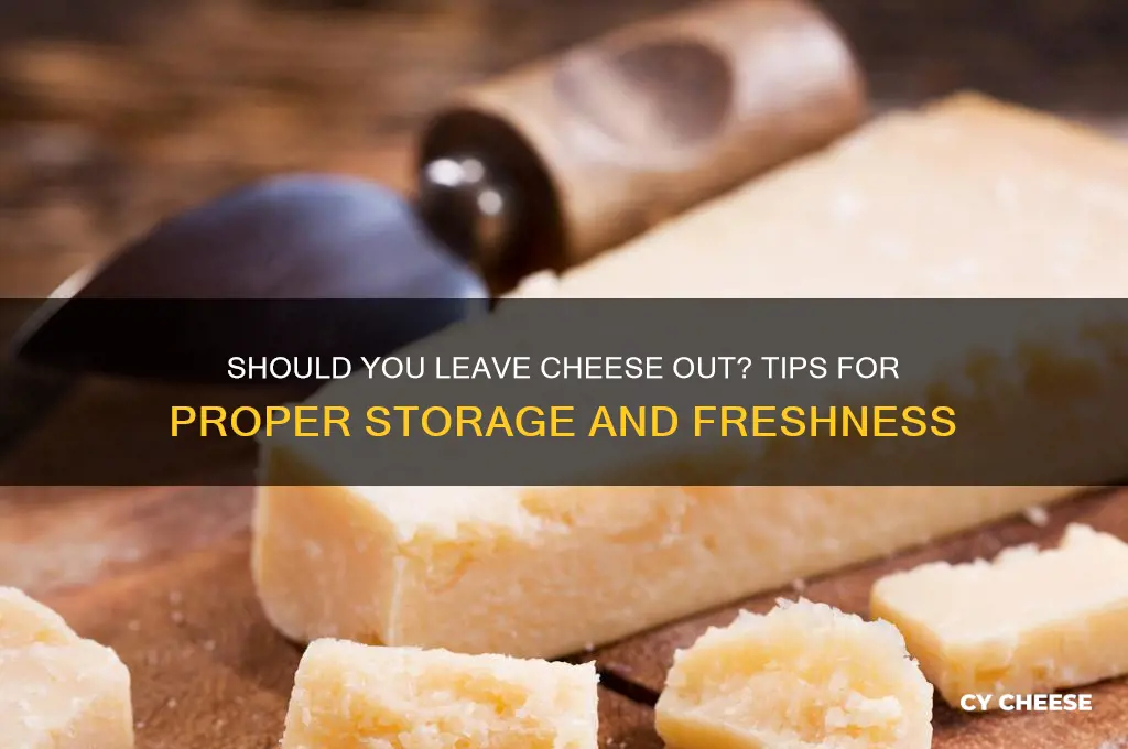 do you leave cheese out