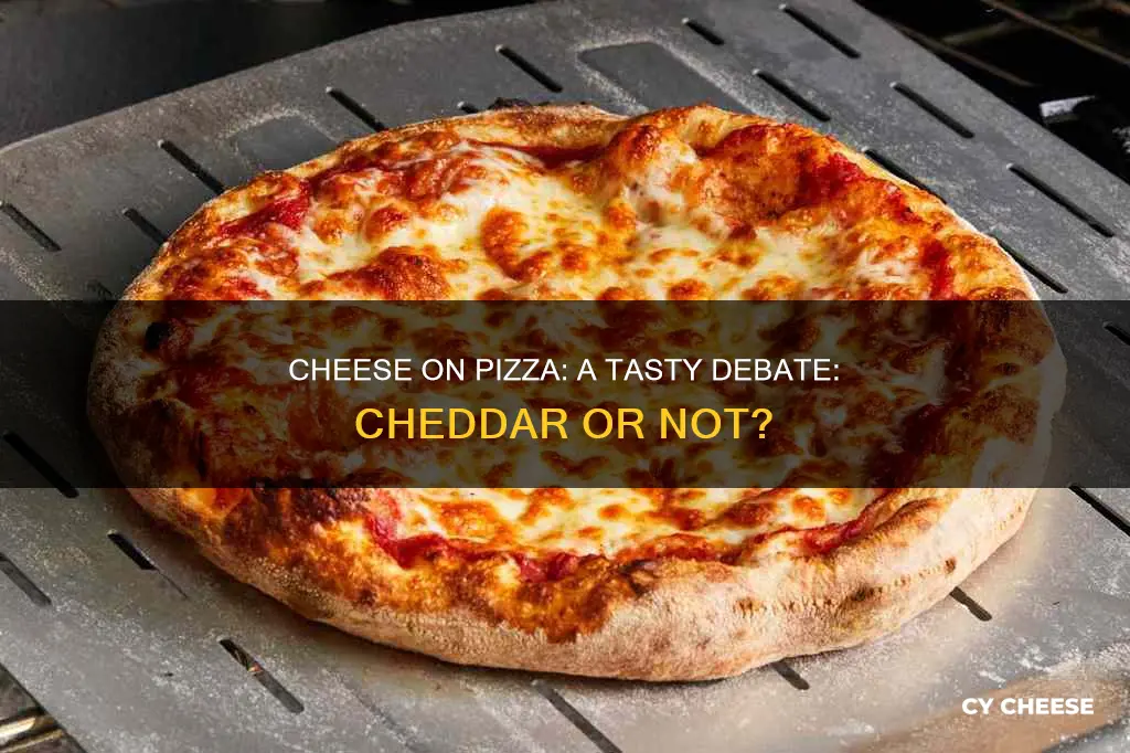 do you put cheddar cheese on pizza