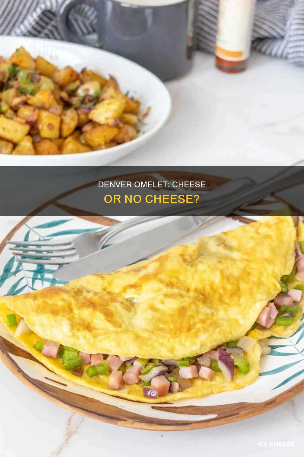 do you put cheese in a denver omelet