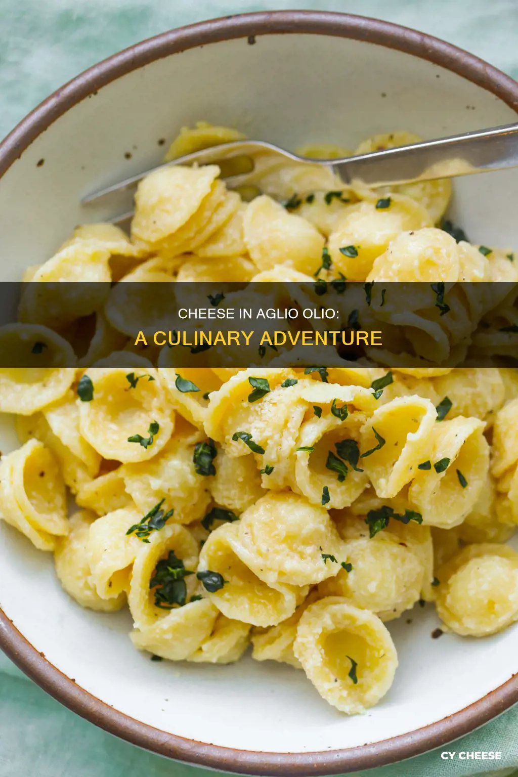 do you put cheese in aglio olio