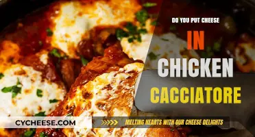 Chicken Cacciatore: Should You Add Cheese?