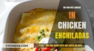 Chicken Enchiladas: To Cheese or Not to Cheese?