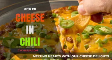 Cheese in Chili: A Tasty Combination?