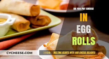 Egg Rolls: To Cheese or Not to Cheese?