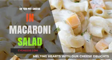 Macaroni Salad: Should You Add Cheese?