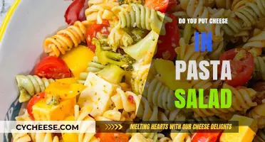 Cheese in Pasta Salad: A Delicious Combination?